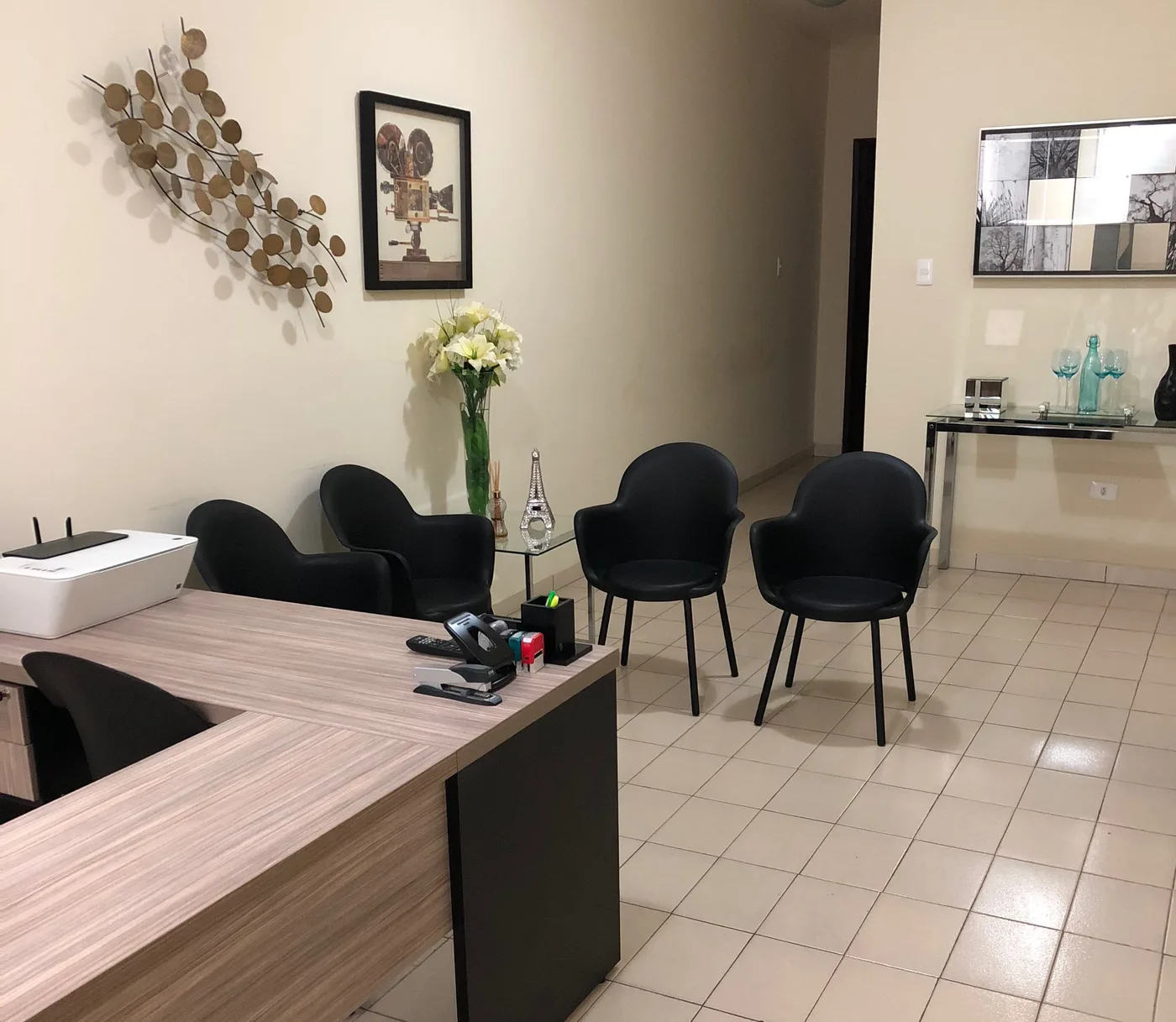 Recepção do escritório em Serra Talhada